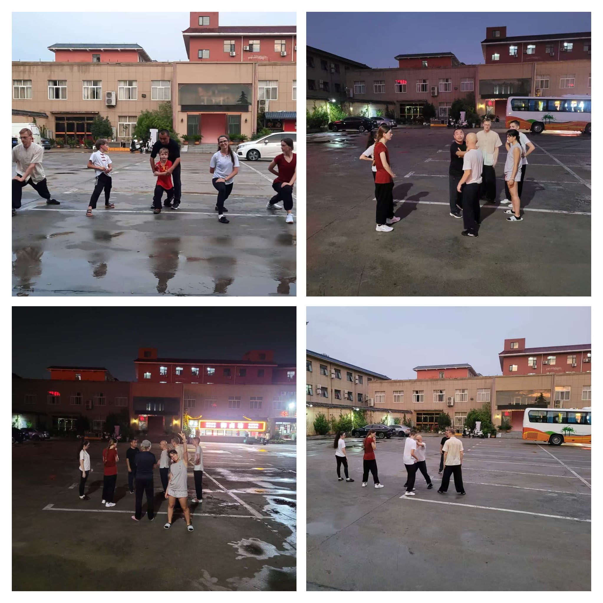 Nacht-Training in Deng Feng